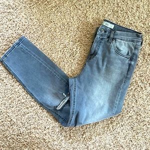 Topshop Jamie Distressed Skinny Denim